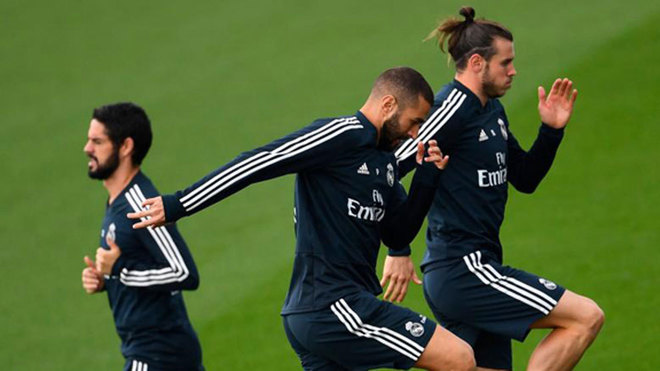 Isco Alarcon, Karim Benzema and Gareth Bale