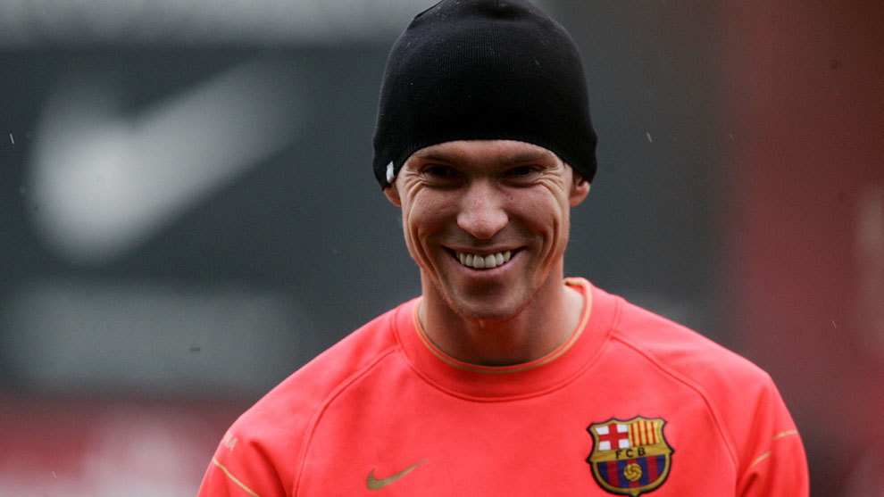 Hleb during his time as a Barcelona player.