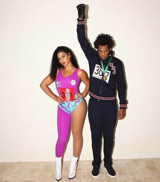 Atletismo: El disfraz de famosos real de Halloween: Beyonce calca a Florence Griffith - Los cantantes Beyonce y Jay-Z apostaron por... |