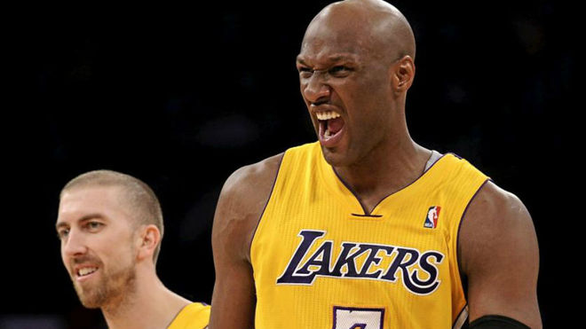 Lamar Odom conquist dos anillos con Los ngeles Lakers