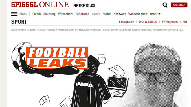 Una imagen de la pgina web de &apos;Der Spiegel&apos;.