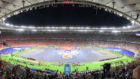 El estadio de Kiev en la ltima final de Champions.