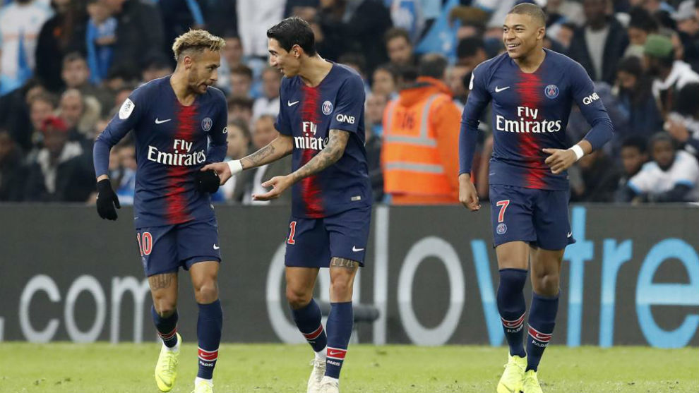 Ligue 1 Paris Saint-Germain PSG France Iron On Neymar Jr Mbappe Cavani Di Maria 