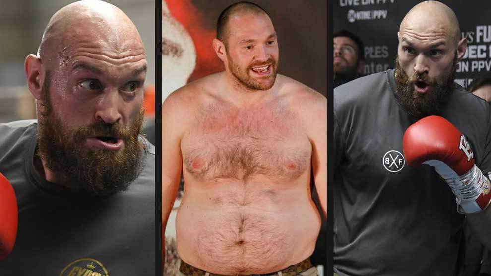 La mutación de 64 kilos de Tyson Fury, el 'Rey Gitano' .