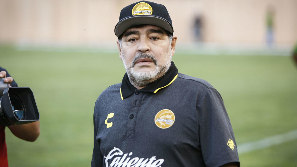 Maradona (58), con Dorados.