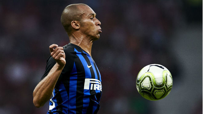 Joao Miranda, en un partido con el Inter.