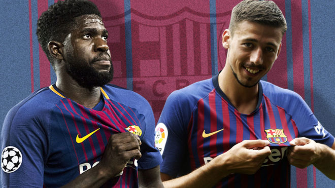 Samuel Umtiti and Clement Lenglet