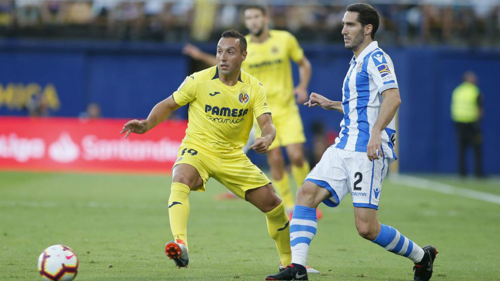 Zaldua, durante el partido con el Villarreal de esta temporada