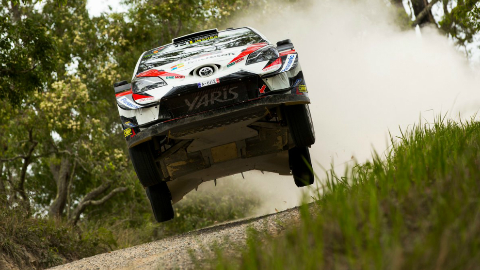 Los Yaris WRC toman el mando en el Rally de Australia con Ott Tnak y...