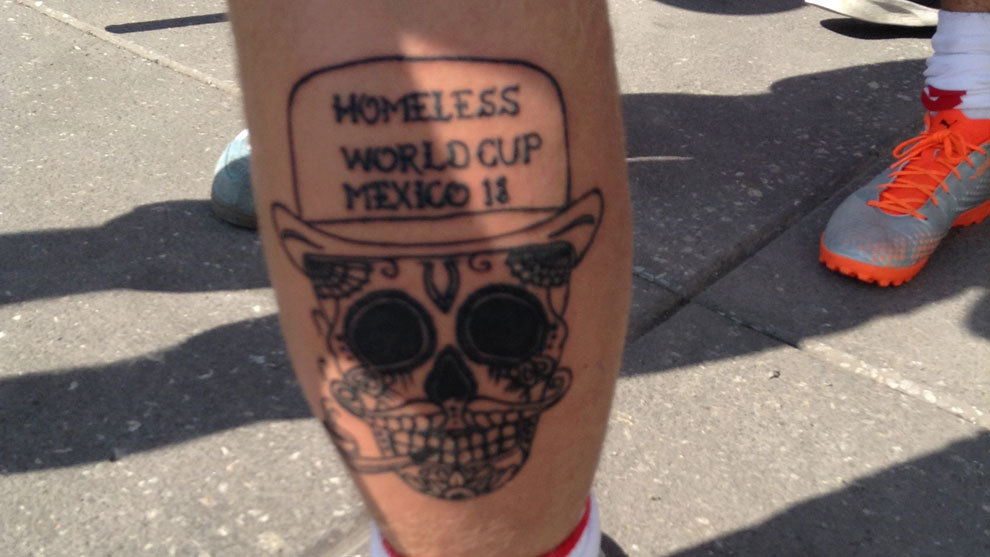 Jugadores daneses se llevan tatuada la Homeless World Cup México 2018