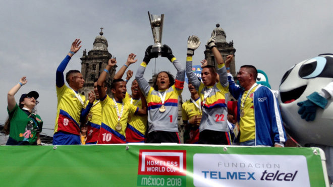 Colombia es campeón de la Copa MARCA Claro en la Homeless World Cup
