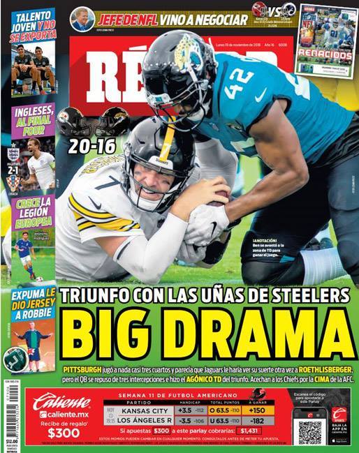 El Triunfo De Los Steelers Y La Eliminaci n De Espa a De La UEFA 