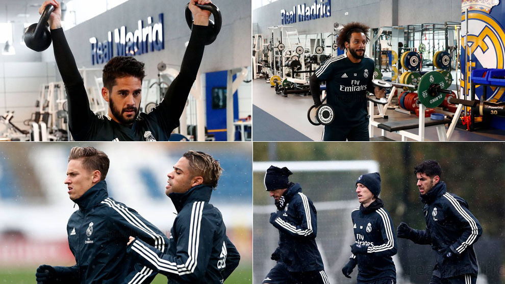 Pintus puts the Real Madrid players through their paces
