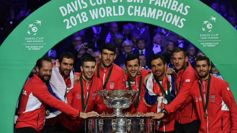 El equipo croata ya toca la Copa Davis 2018