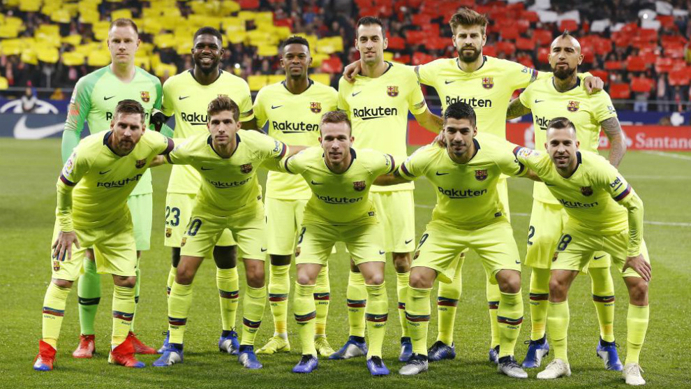 Barcelona&apos;s team