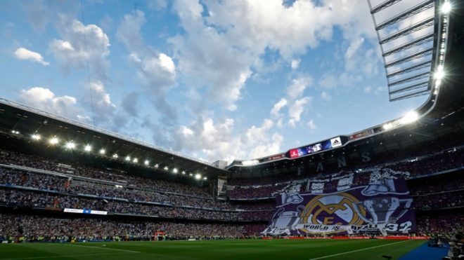 El estadio Santiago Bernabu acoger la final del la Copa...