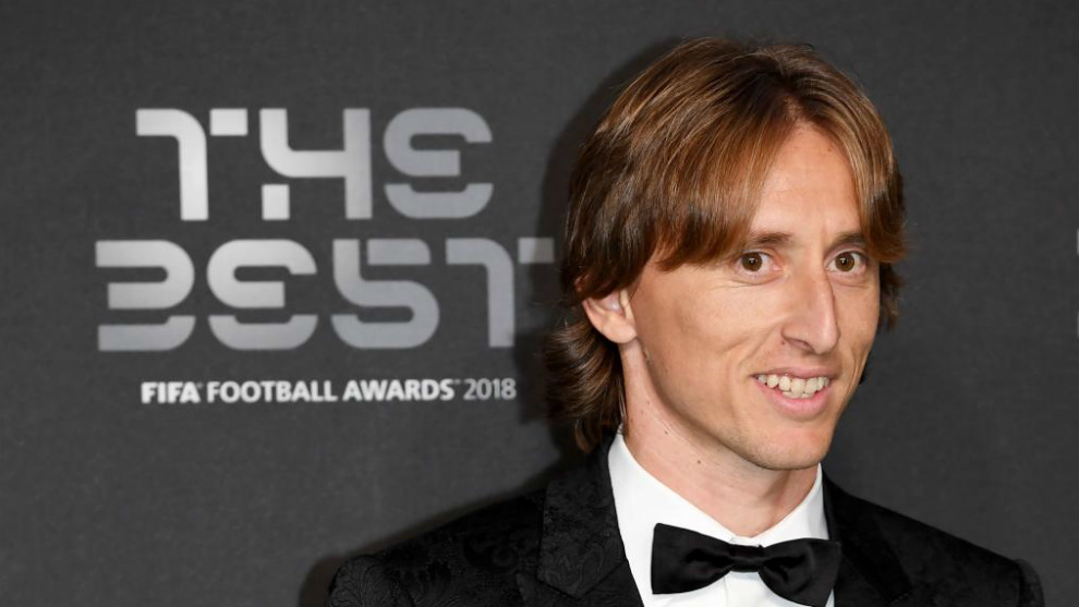 Luka Modric, en la entrega del Premio The Best