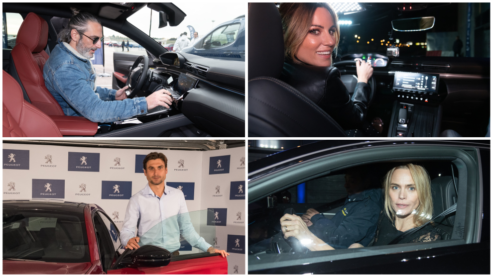 Las 'celebrities' ponen a prueba el Peugeot 508
