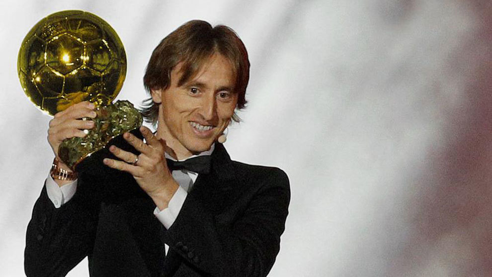 Modric won the 2018 Ballon d&apos;Or award
