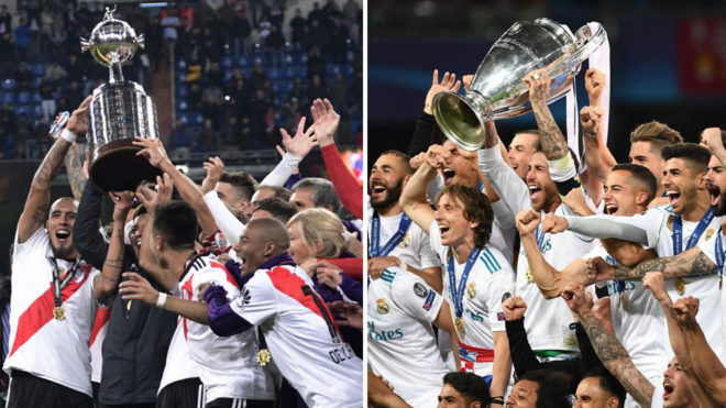 Real Madrid and River Plate are continental champions