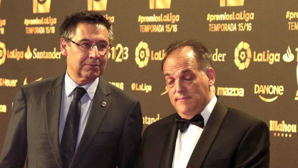 Josep Maria Bartomeu and Javier Tebas