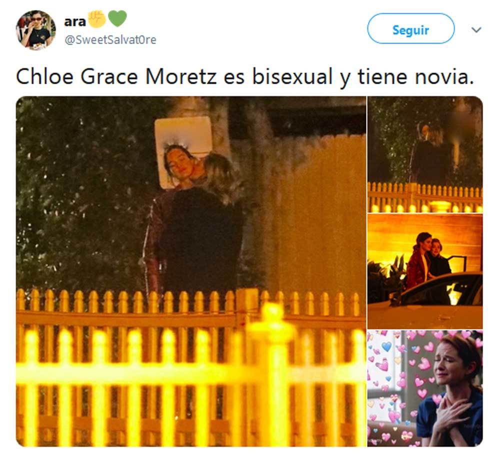 Girls: Chloe Moretz forgets Brooklyn Beckham by kissing model Kate