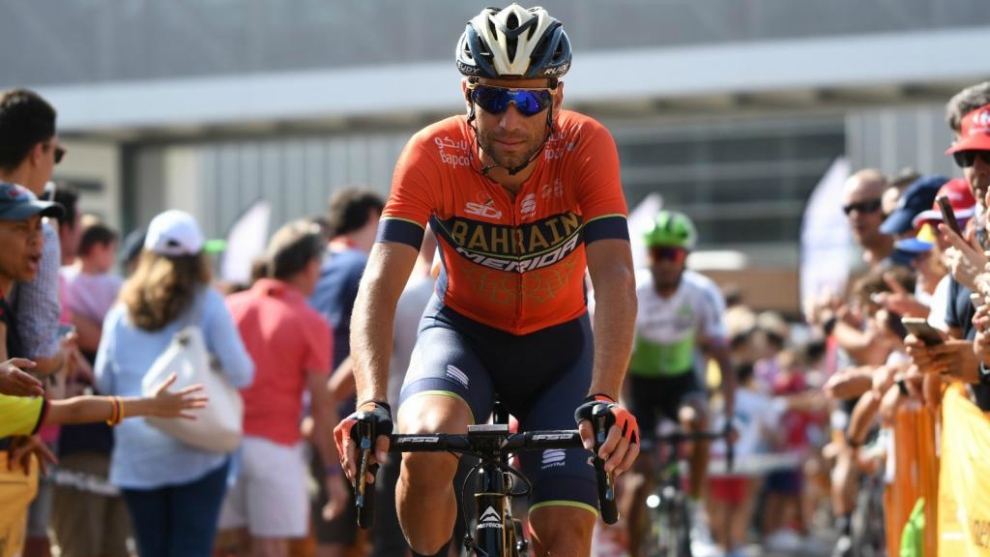 Vincenzo Nibali, en la Vuelta a Espaa 2018.
