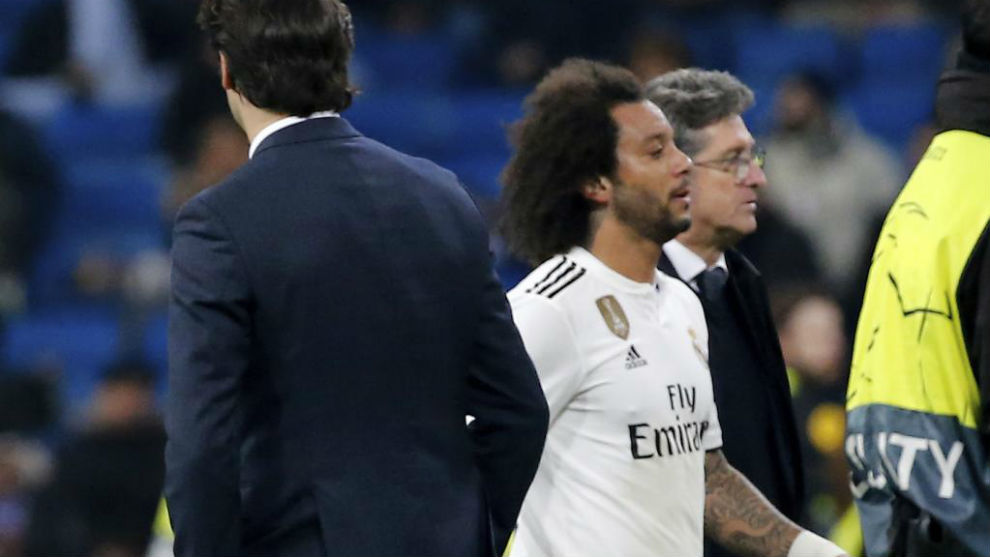Marcelo during the game against CSKA Moscow.
