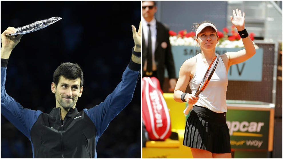 Djokovic y Halep, los mejores de 2018