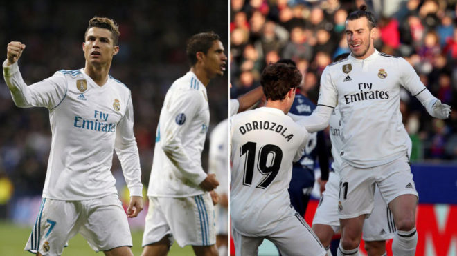 Cristiano Ronaldo and Gareth Bale.