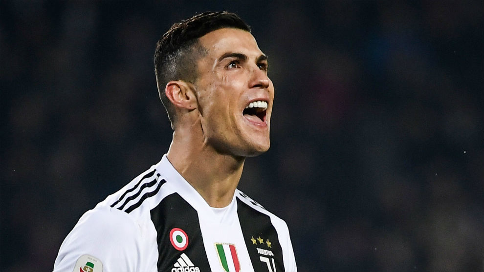 Cristiano Ronaldo celebra el tanto ante el Torino