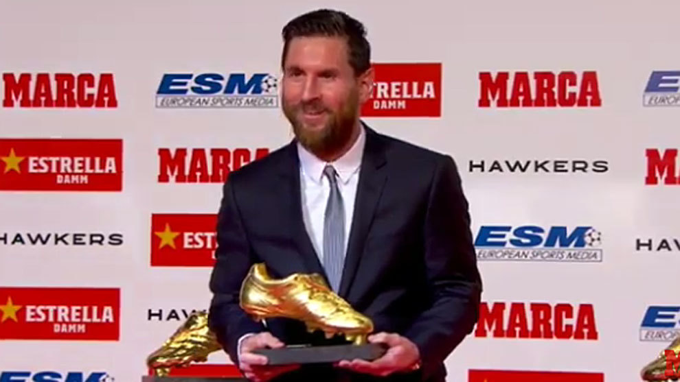 Bota de Oro 2018: Así vivimos entrega de la Bota de Oro a Leo Messi | Marca.com