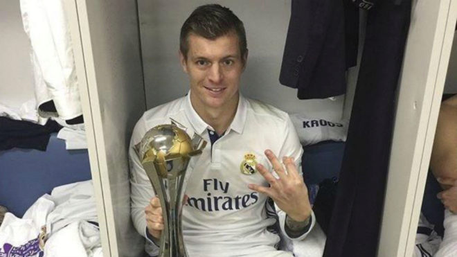 Kroos won his third competition in 2016