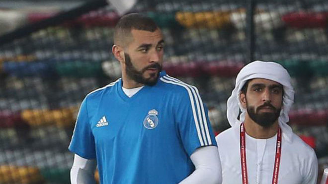 Karim Benzema, en Abu Dabi
