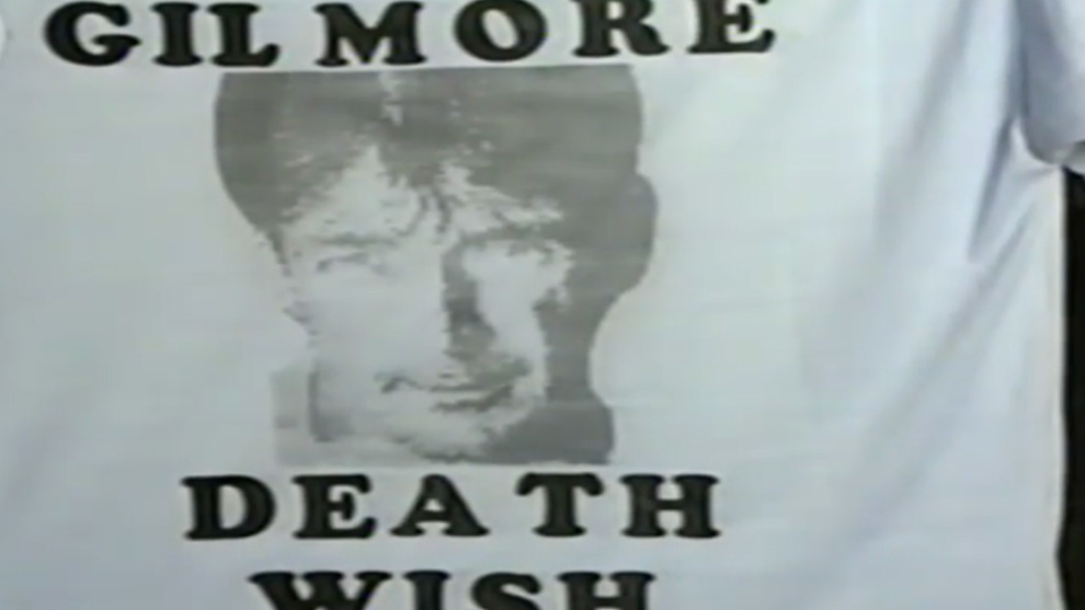 Camiseta creada por el propio  Gary Gilmore para expresar su deso de...