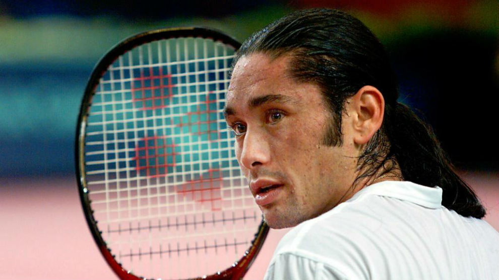 Marcelo Ros durante su etapa como tenista profesional.