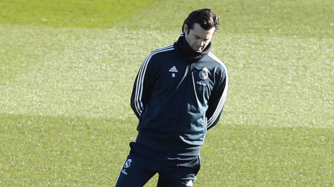 Santiago Hernn Solari, tcnico del Real Madrid