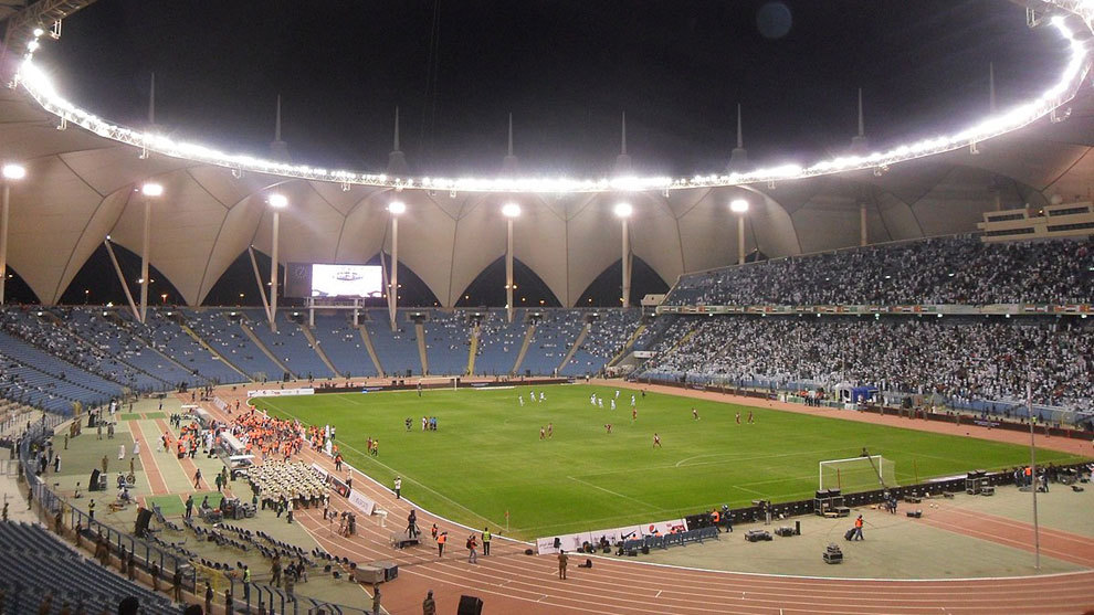 Imagen del Estadio Rey Fahd de Riad durante un partido