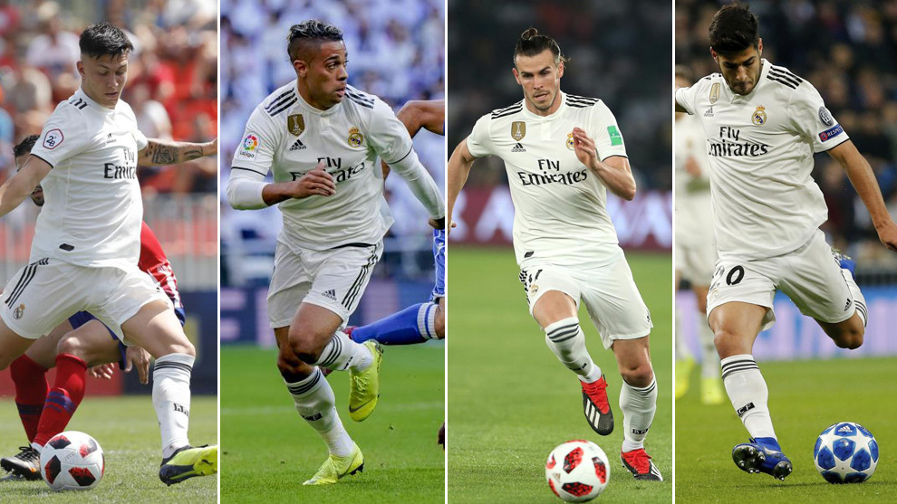 Cristo, Mariano, Bale and Asensio during this season.