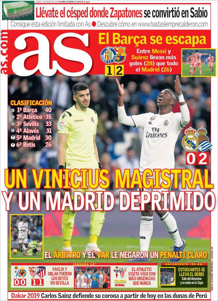 Vinicius was great, while Real Madrid were depressed