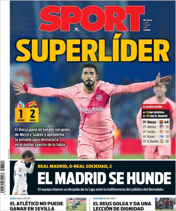 Barcelona are superleaders