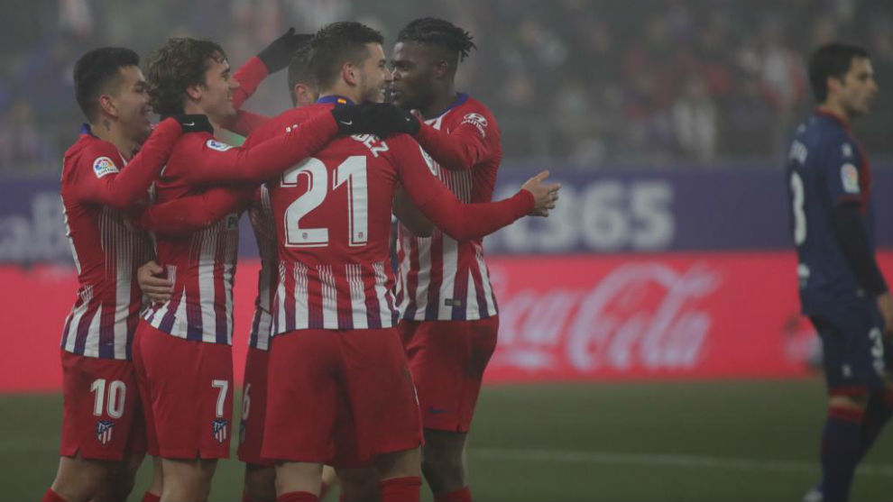 Atletico showed their fighting spirit agains