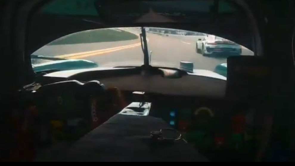 Así ve Alonso desde la cabina del Cadillac