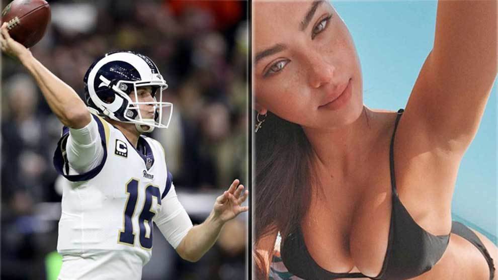 Jared Goff, the Los Angeles Rams quarterback, is dating the famous...