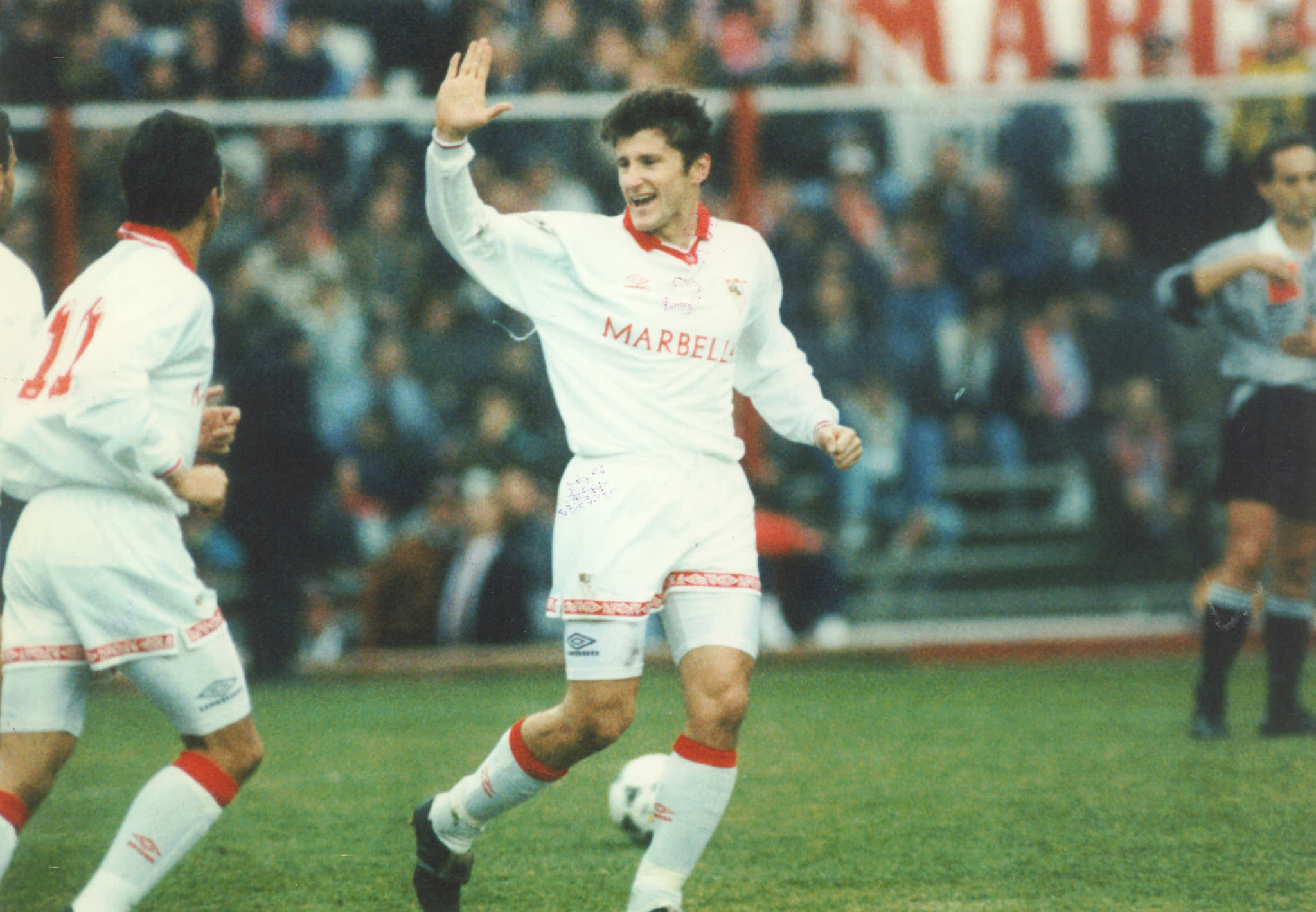 Grande Photo Ancienne - Davor Suker, Joueur Du Sevilla FC