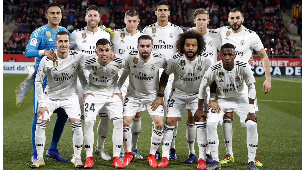 The side Solari selected to face Girona in the second leg on Thursday...
