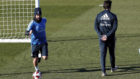 Isco y Solari, en un entrenamiento del Real Madrid