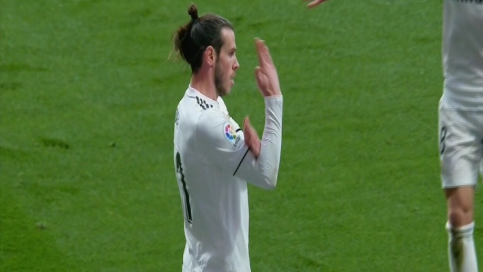 Atletico vs Real Madrid: Bale followed up his goal with a strange