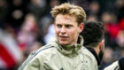 De Jong, en un entrenamiento del Ajax