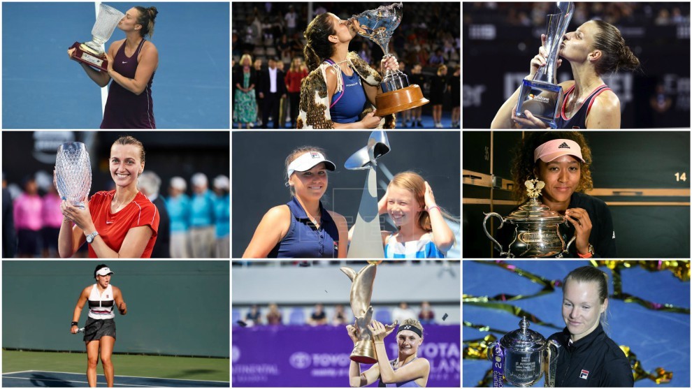Las nueve campeonas de la WTA hasta hoy